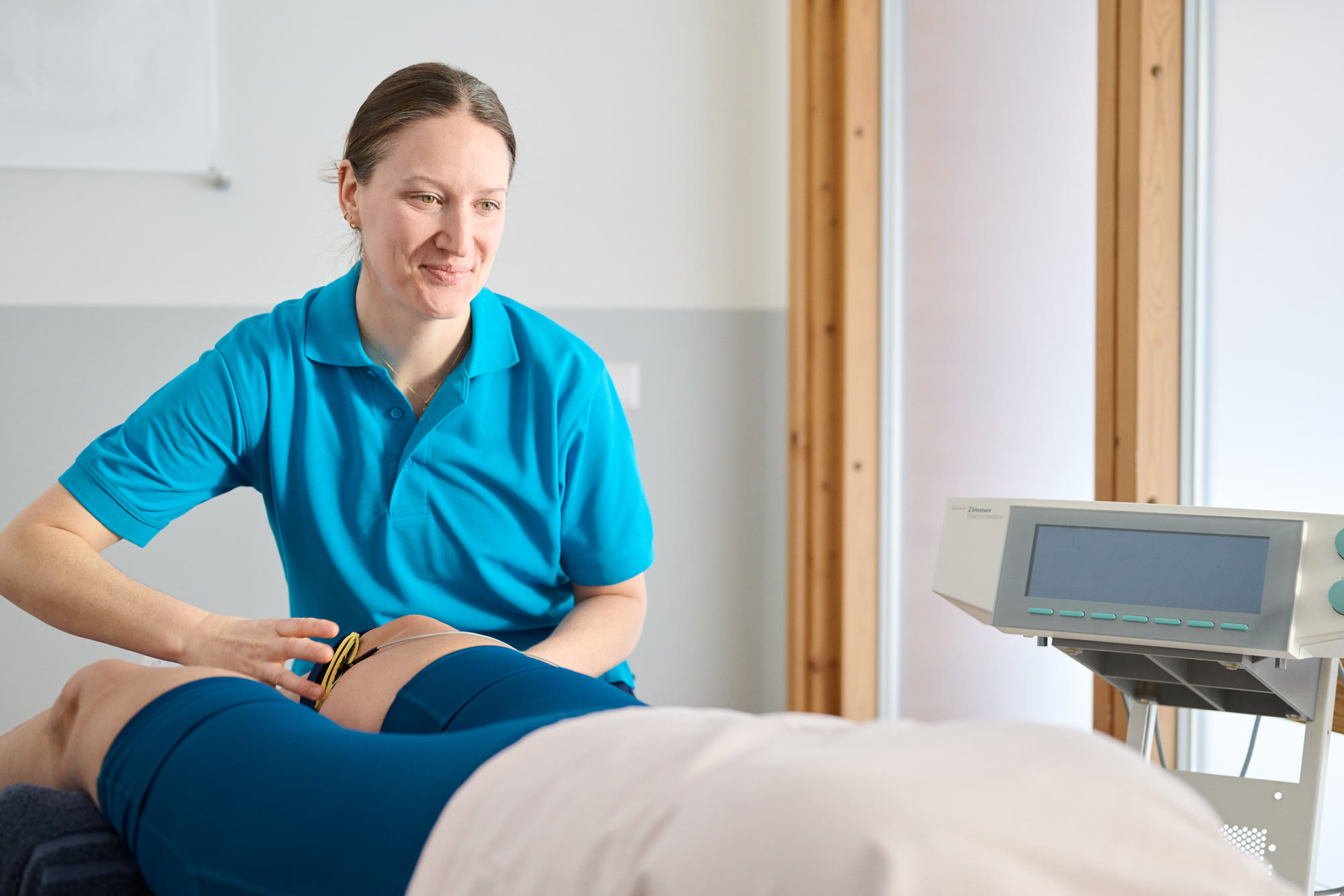 Training auf Fahrradergometern in der Reha am Kaifu